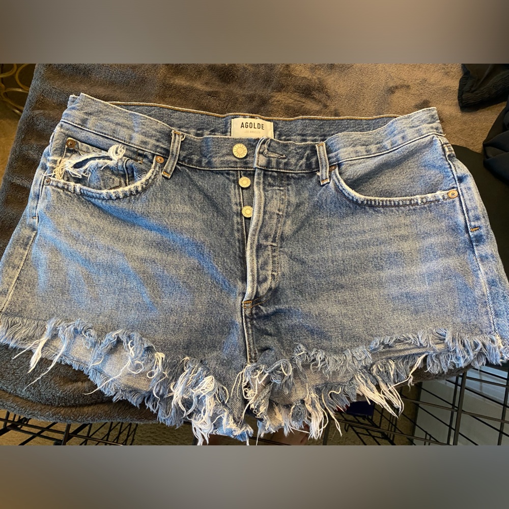 Agolde denim shorts